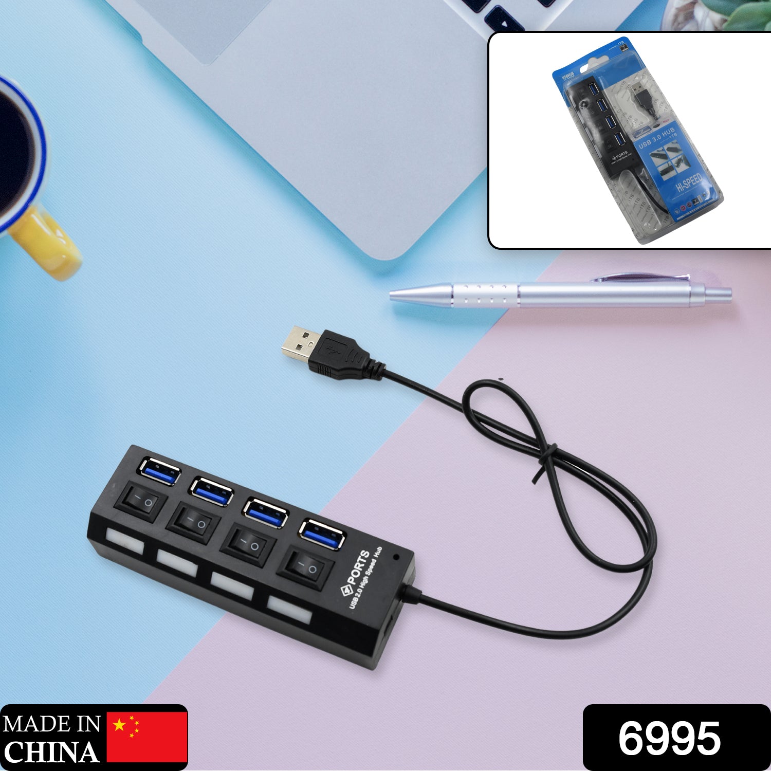 6995 4 Port Usb Hub Usb 2.0 Hub Splitter High Speed With Onoff Switch Multi Led Adapter Compatible With Tablet Laptop Computer Notebook 6995 4 Port Usb Hub Usb 2.0 Hub Splitter High Speed With Onoff Switch Multi Led Adapter Compatible With Tablet Laptop Computer Notebook